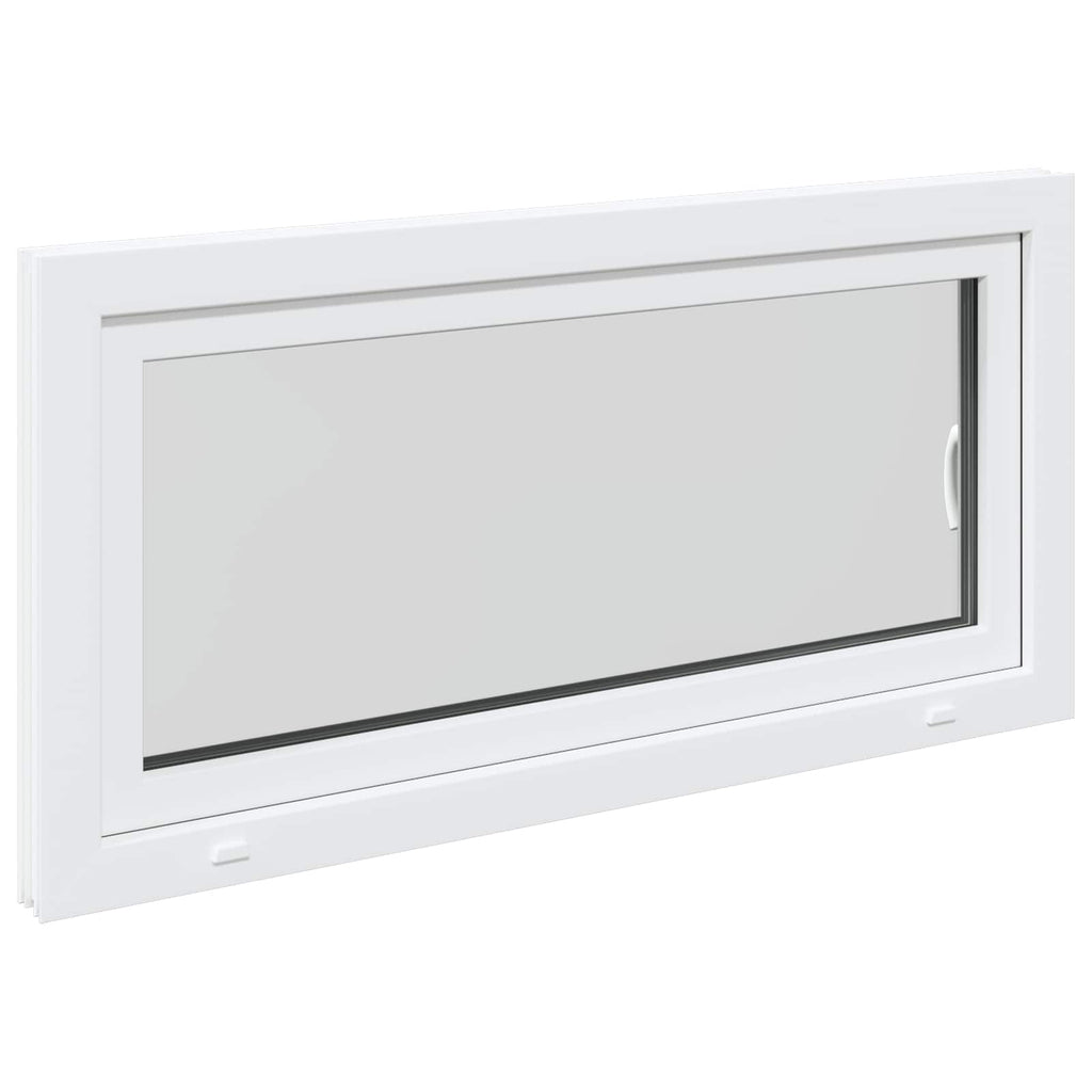 vidaXL Biała wewnętrzna kolor okna piwnicznego RISOR 120 x 55 cm