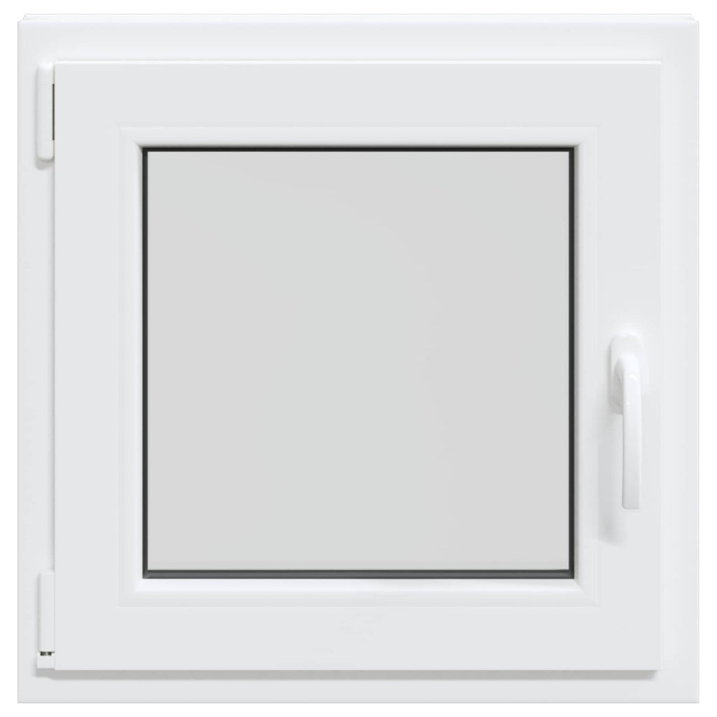 vidaXL Biała wewnętrzna kolor okna piwnicznego RISOR 70 x 70 cm