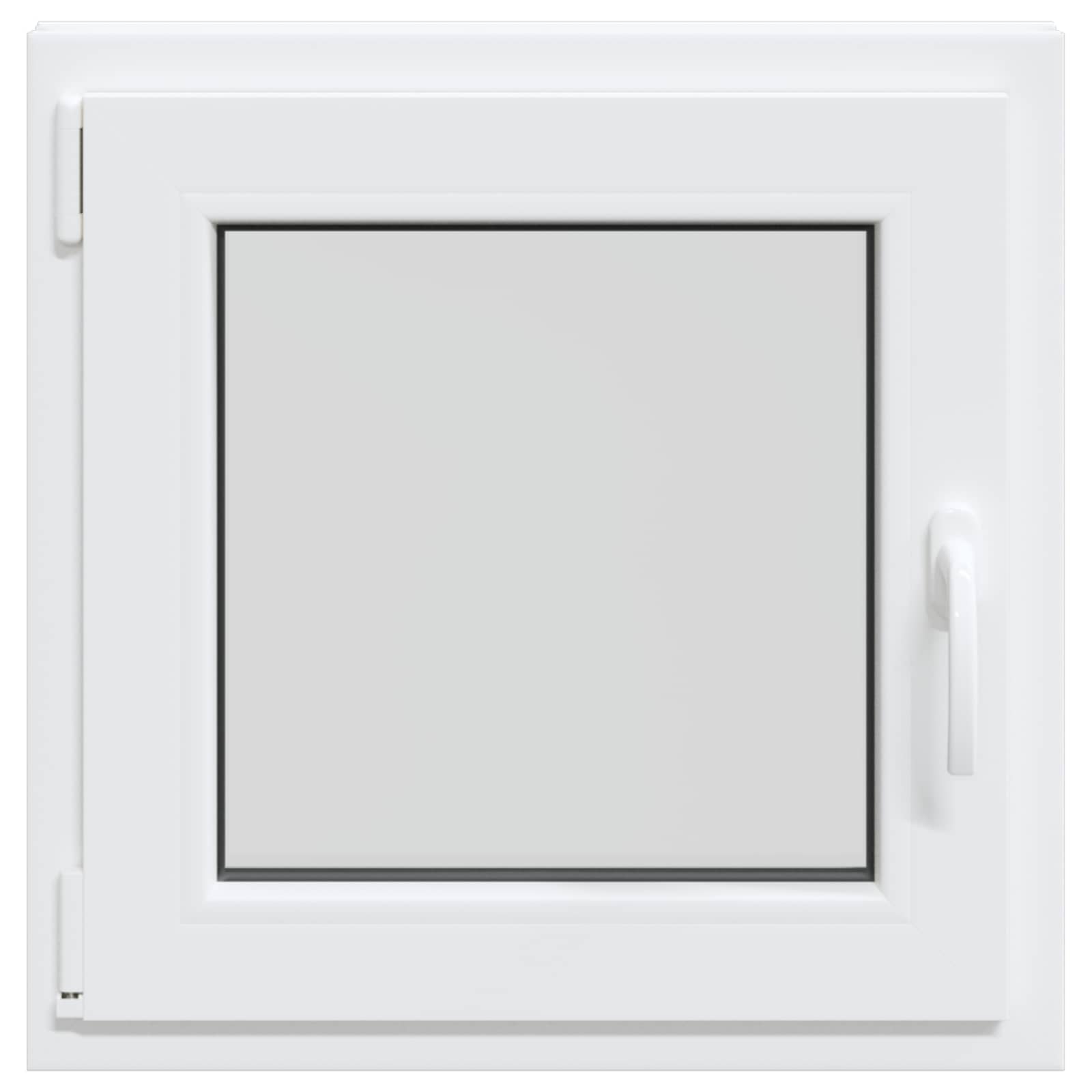 vidaXL Biała wewnętrzna kolor okna piwnicznego RISOR 70 x 70 cm