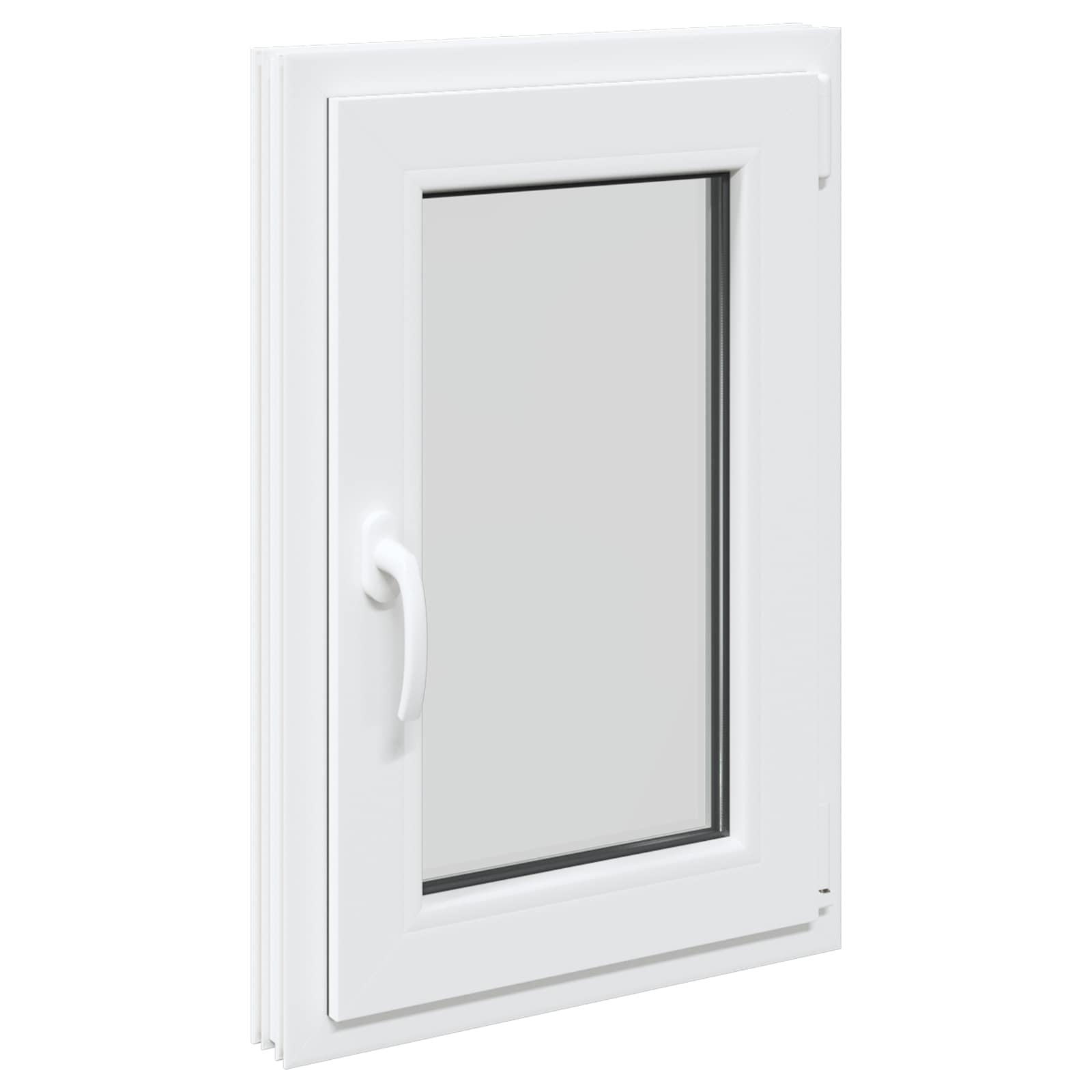 vidaXL Biała wewnętrzna kolor okna piwnicznego RISOR 40 x 80 cm