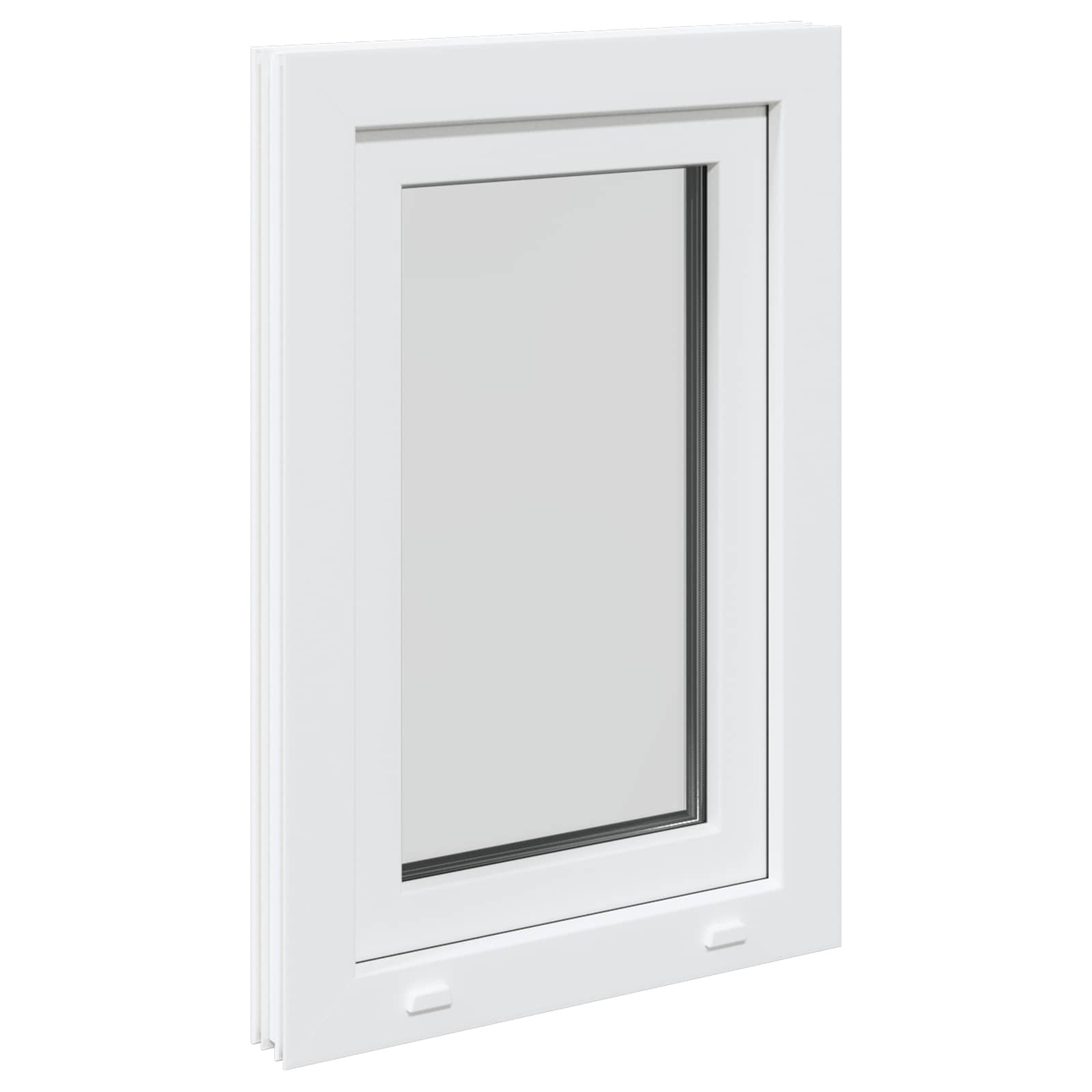 vidaXL Biała wewnętrzna kolor okna piwnicznego RISOR 50 x 80 cm