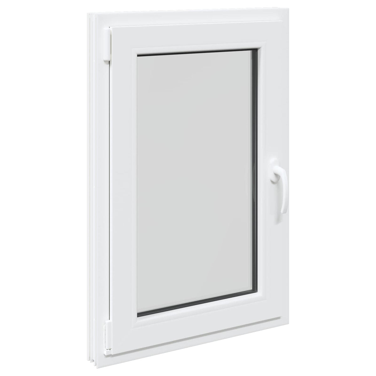 vidaXL Biała wewnętrzna kolor okna piwnicznego RISOR 50 x 100 cm