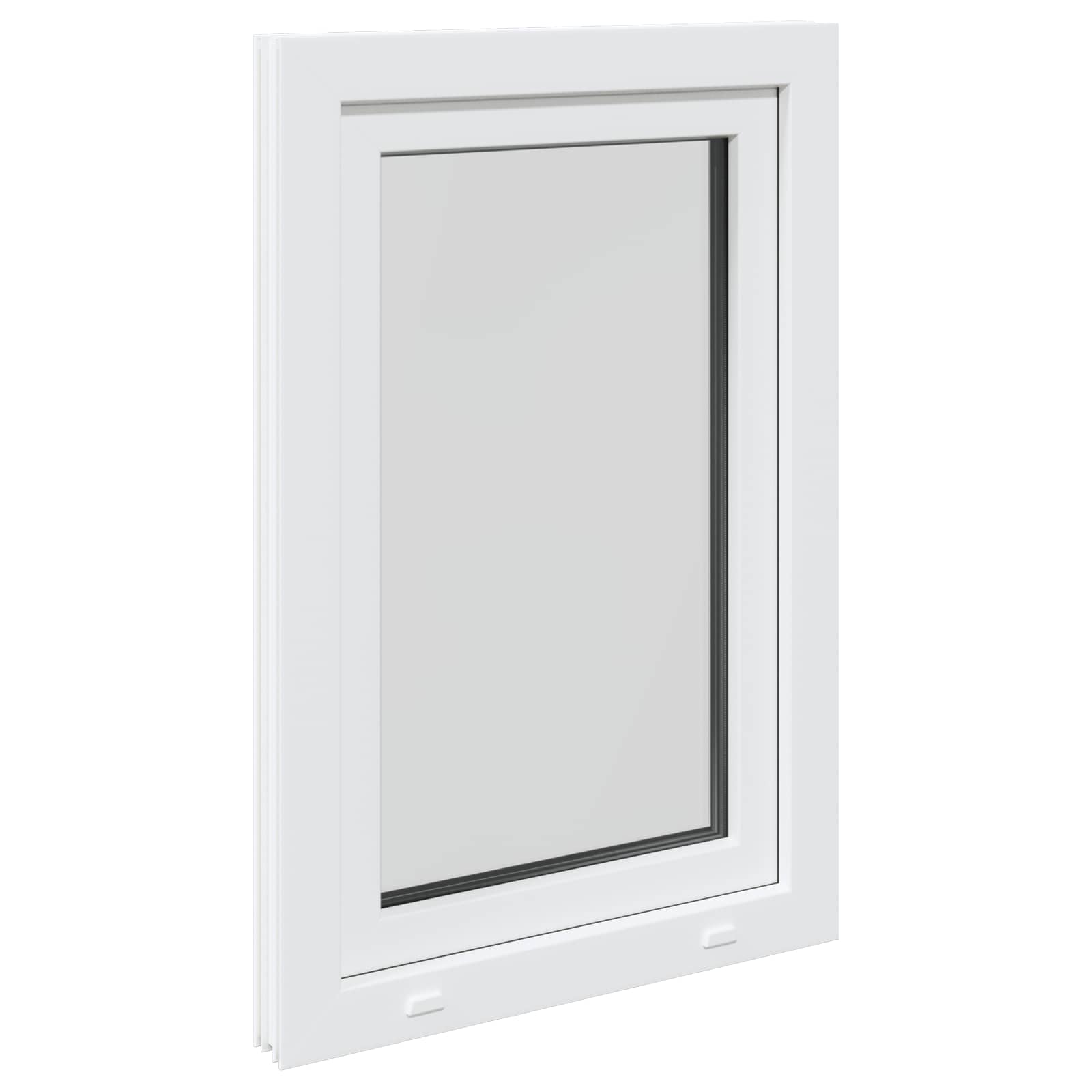 vidaXL Biała wewnętrzna kolor okna piwnicznego RISOR 50 x 100 cm