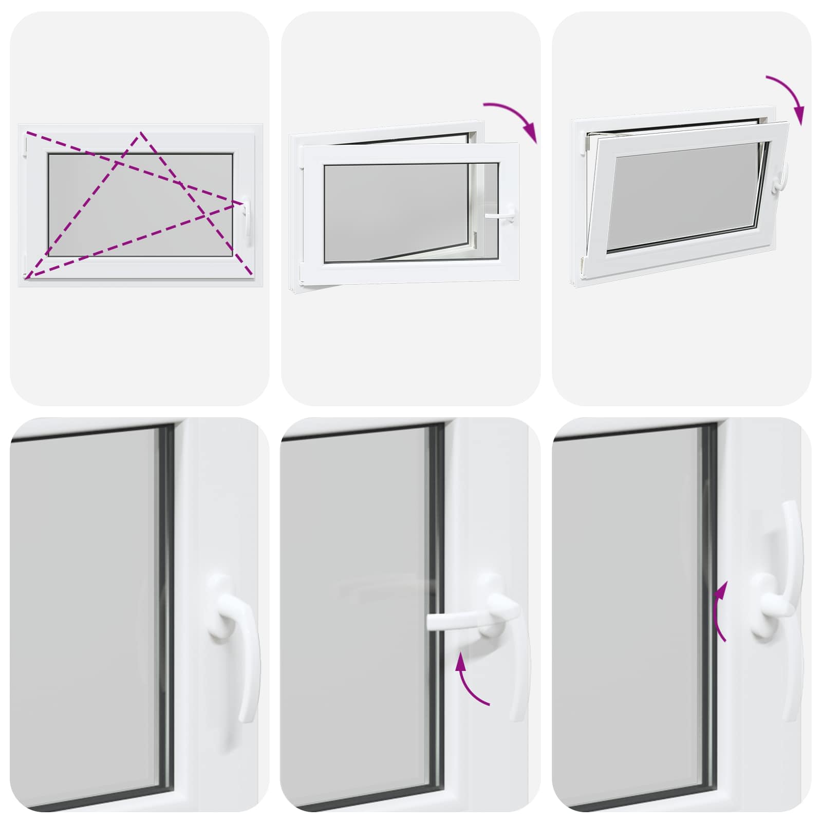 vidaXL Okno piwniczne RISOR 95 x 50 cm PVC i przezroczyste szkło