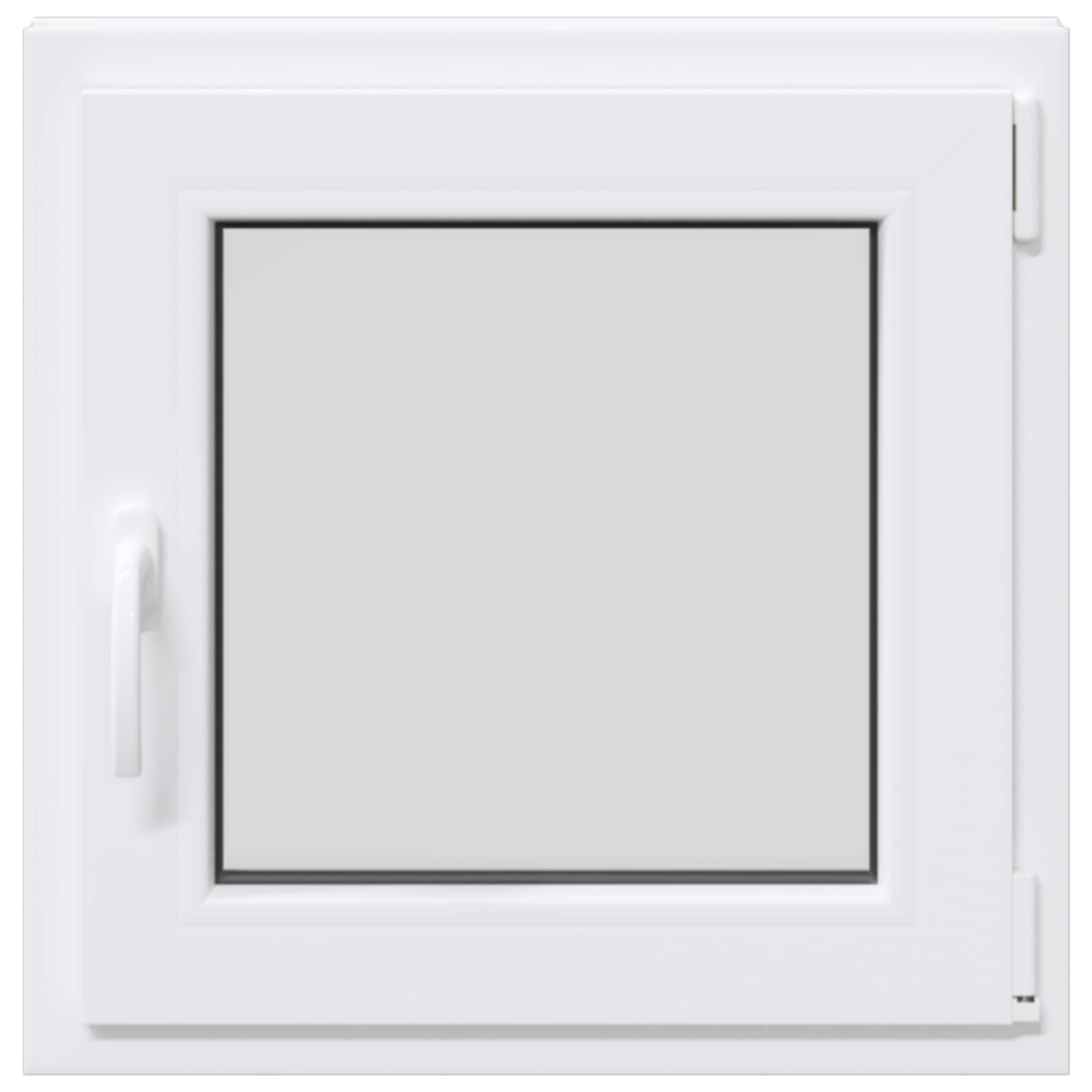 vidaXL Biała wewnętrzna kolor okna piwnicznego RISOR 55 x 55 cm