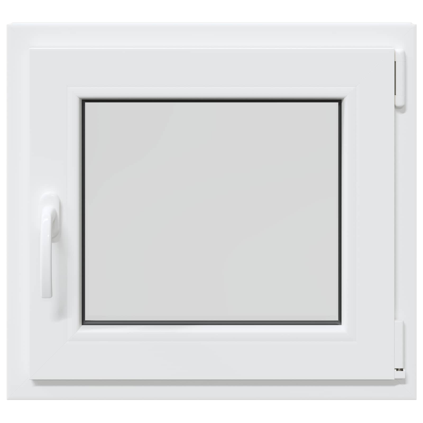 vidaXL Biała wewnętrzna kolor okna piwnicznego RISOR 60 x 55 cm