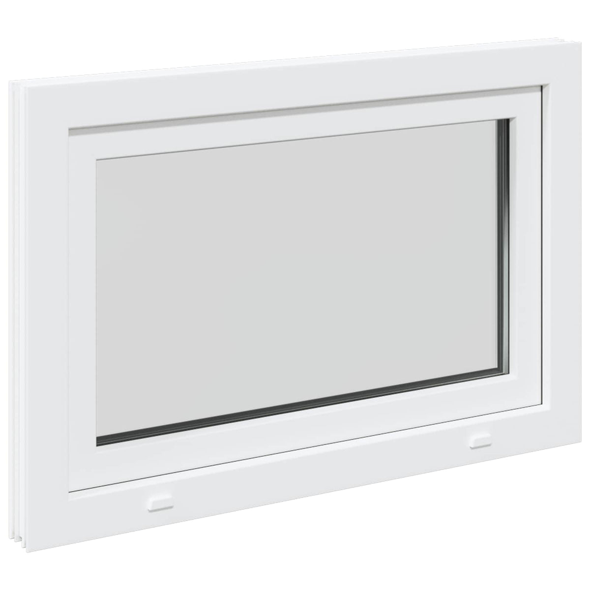 vidaXL Biała wewnętrzna kolor okna piwnicznego RISOR 90 x 55 cm