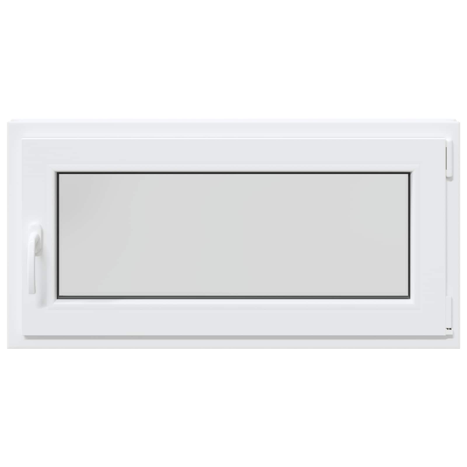 vidaXL Biała wewnętrzna kolor okna piwnicznego RISOR 105 x 55 cm