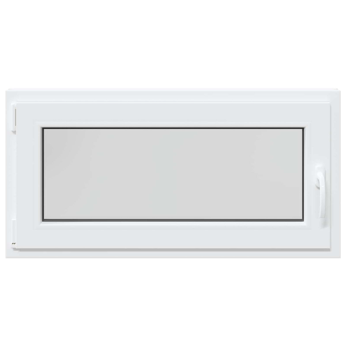 vidaXL Biała wewnętrzna kolor okna piwnicznego RISOR 50 x 55 cm