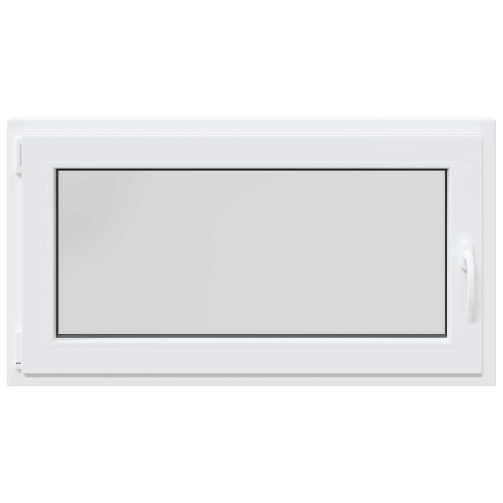 vidaXL Biała wewnętrzna kolor okna piwnicznego RISOR 110 x 55 cm