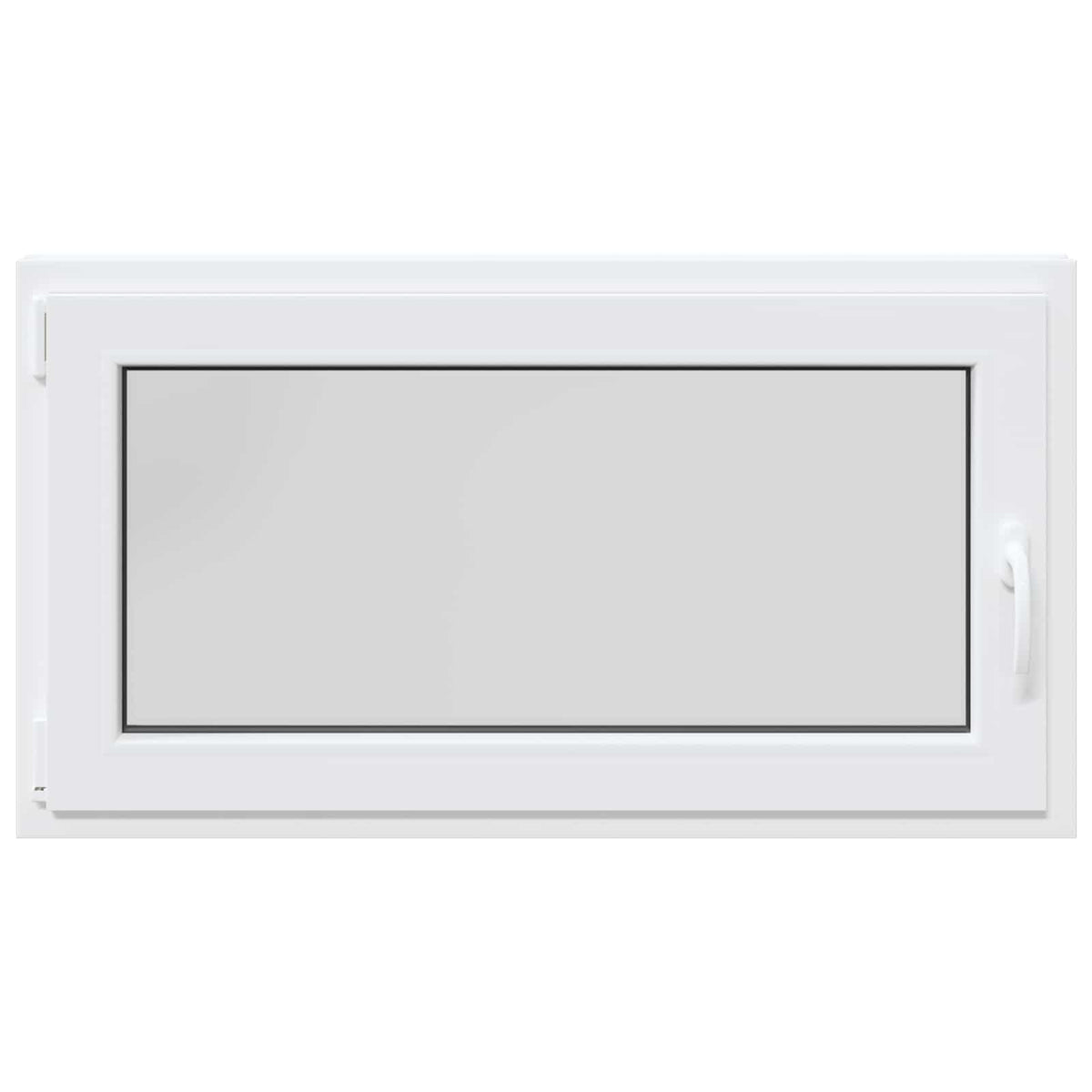 vidaXL Biała wewnętrzna kolor okna piwnicznego RISOR 110 x 55 cm