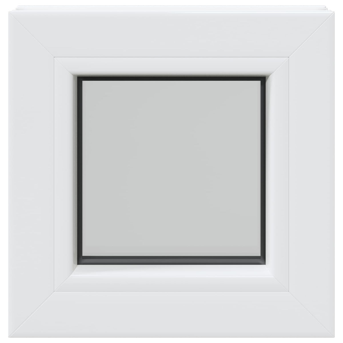 vidaXL Okno piwniczne wewnętrzny kolor biały RISOR 35 x 35 cm