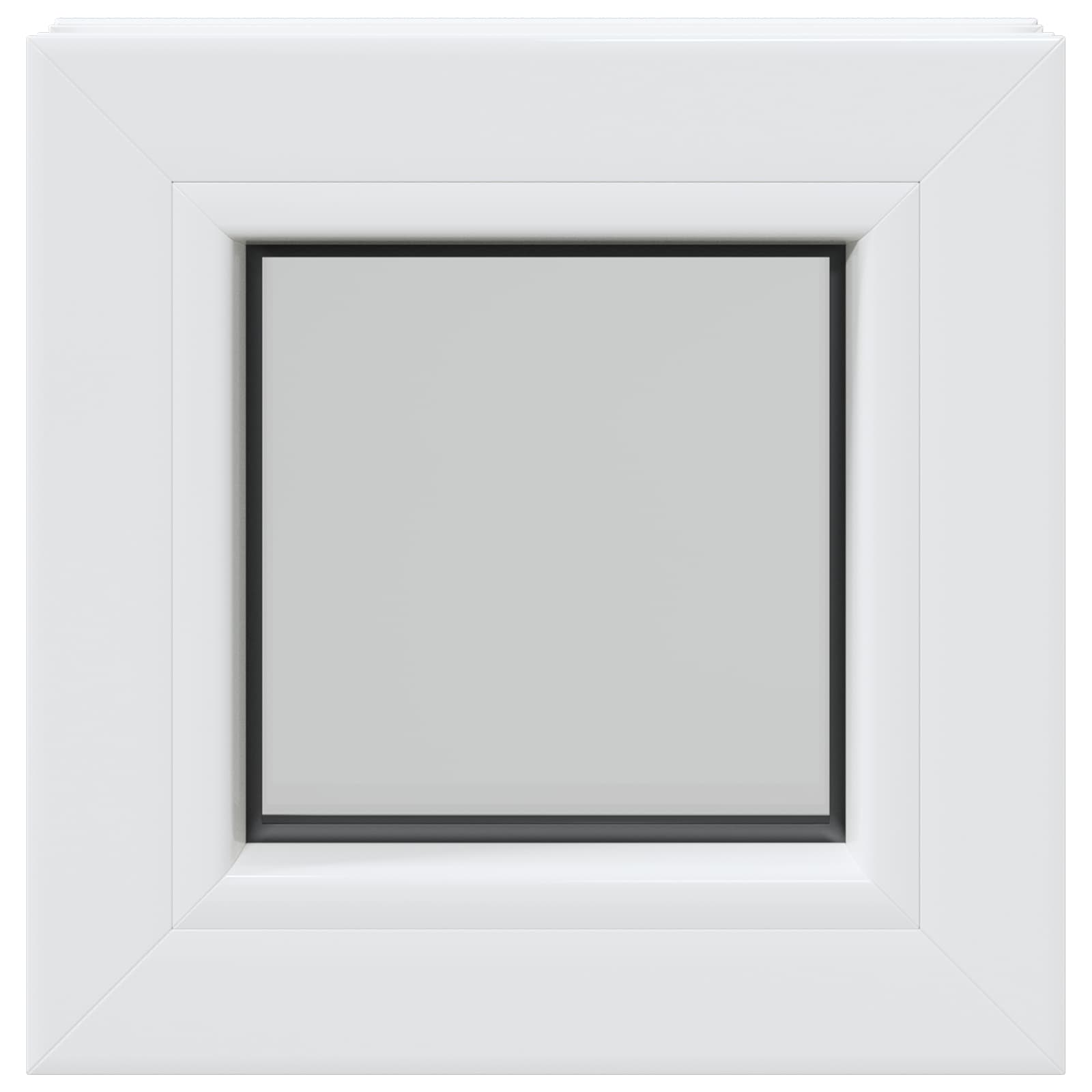 vidaXL Okno piwniczne wewnętrzny kolor biały RISOR 30 x 30 cm