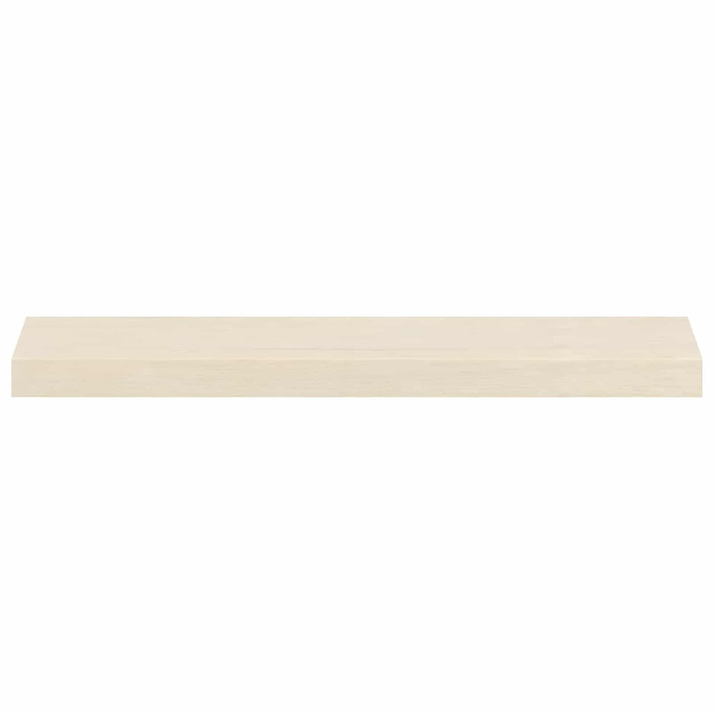 vidaXL Parapety 2 szt. Biały 80 x 15 x 2 cm Dąb lite