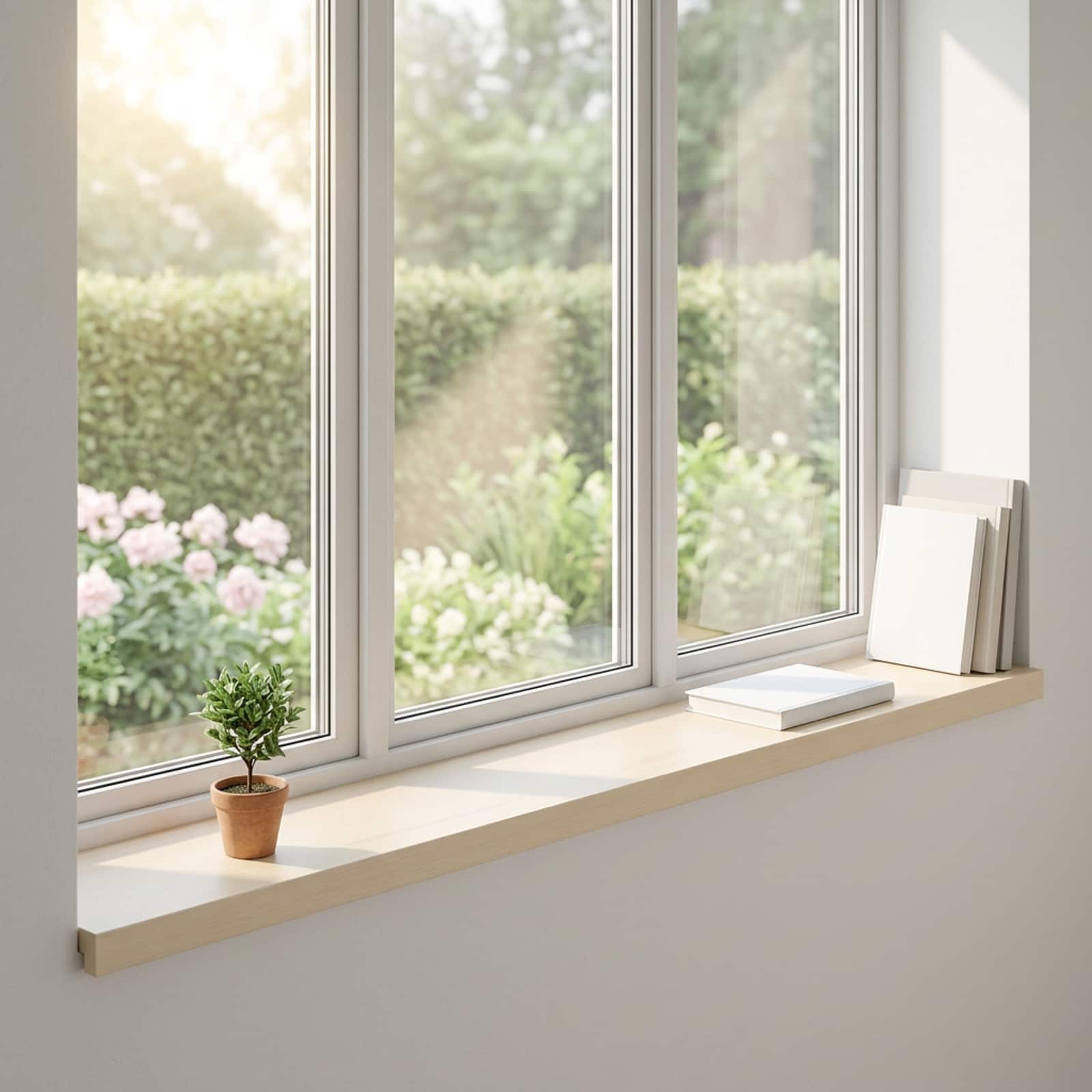 vidaXL Parapety 2 szt. Biały 140 x 15 x 2 cm Dąb lite