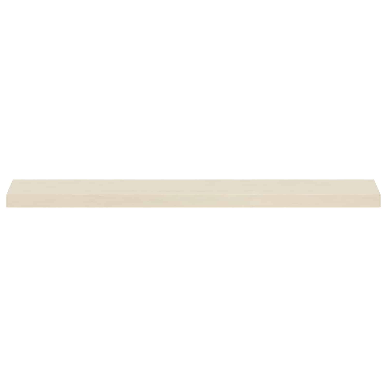 vidaXL Parapety 2 szt. Biały 120 x 20 x 2 cm Dąb lite