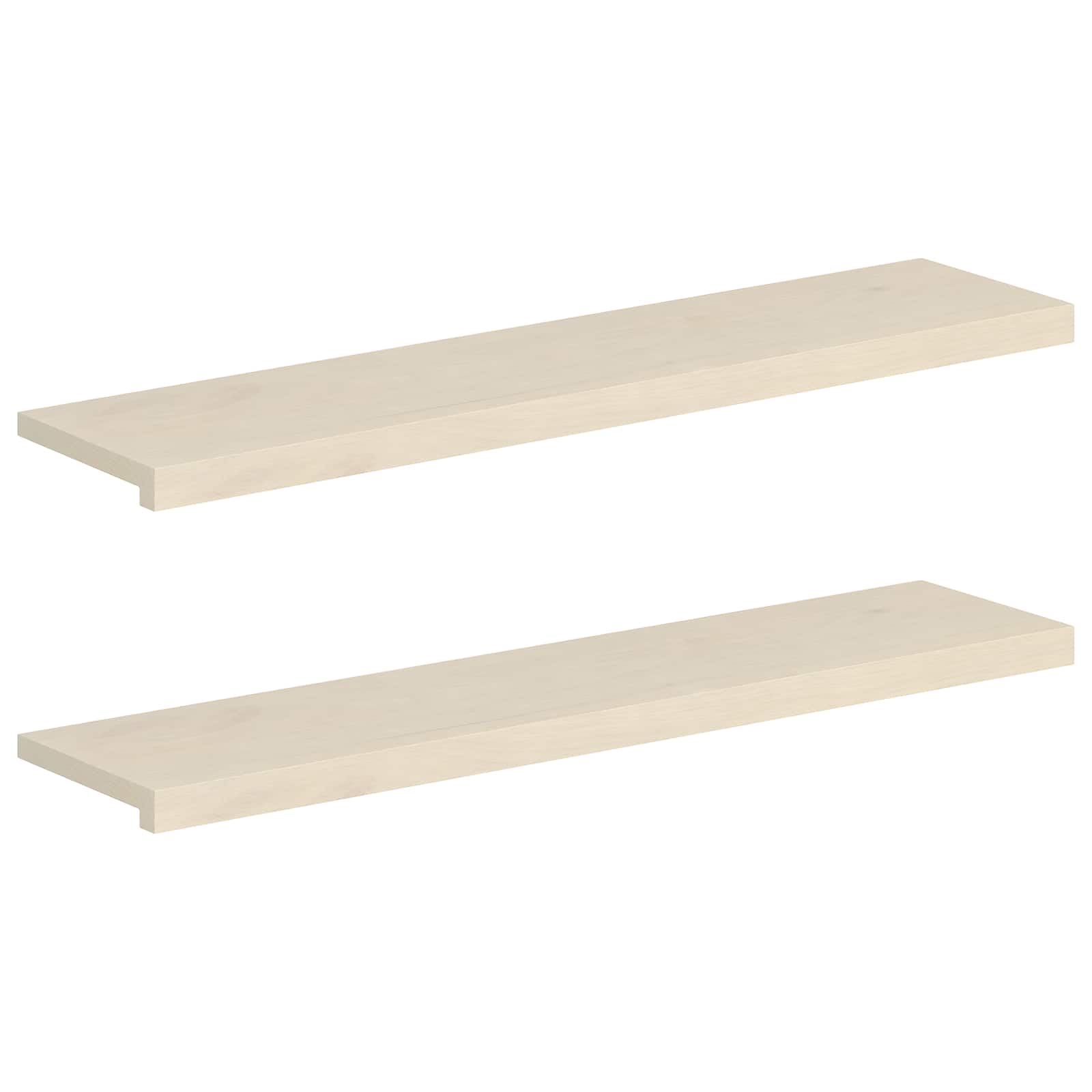 vidaXL Parapety 2 szt. Biały 120 x 25 x 2 cm Dąb lite