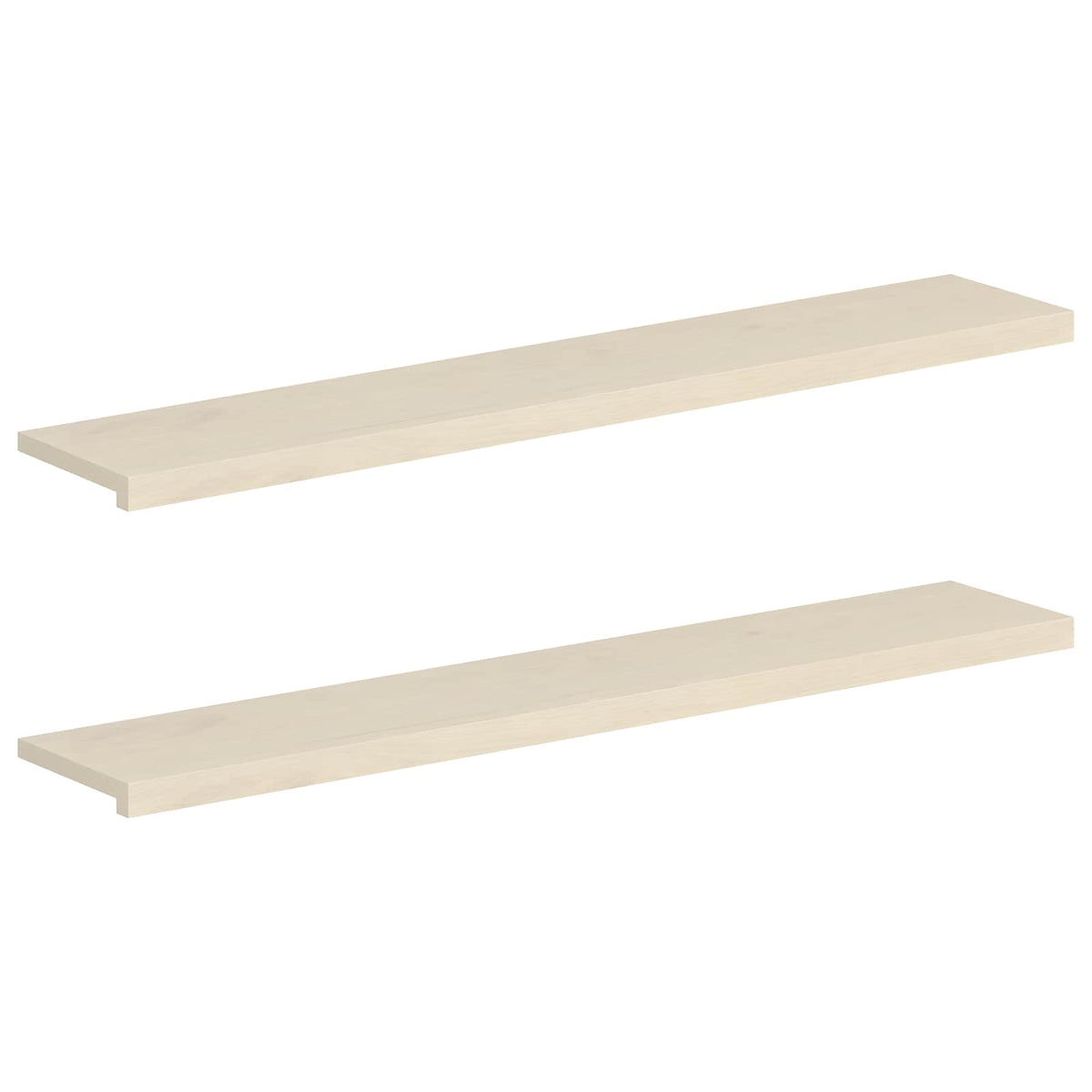 vidaXL Parapety 2 szt. Biały 160 x 30 x 2 cm Dąb lite