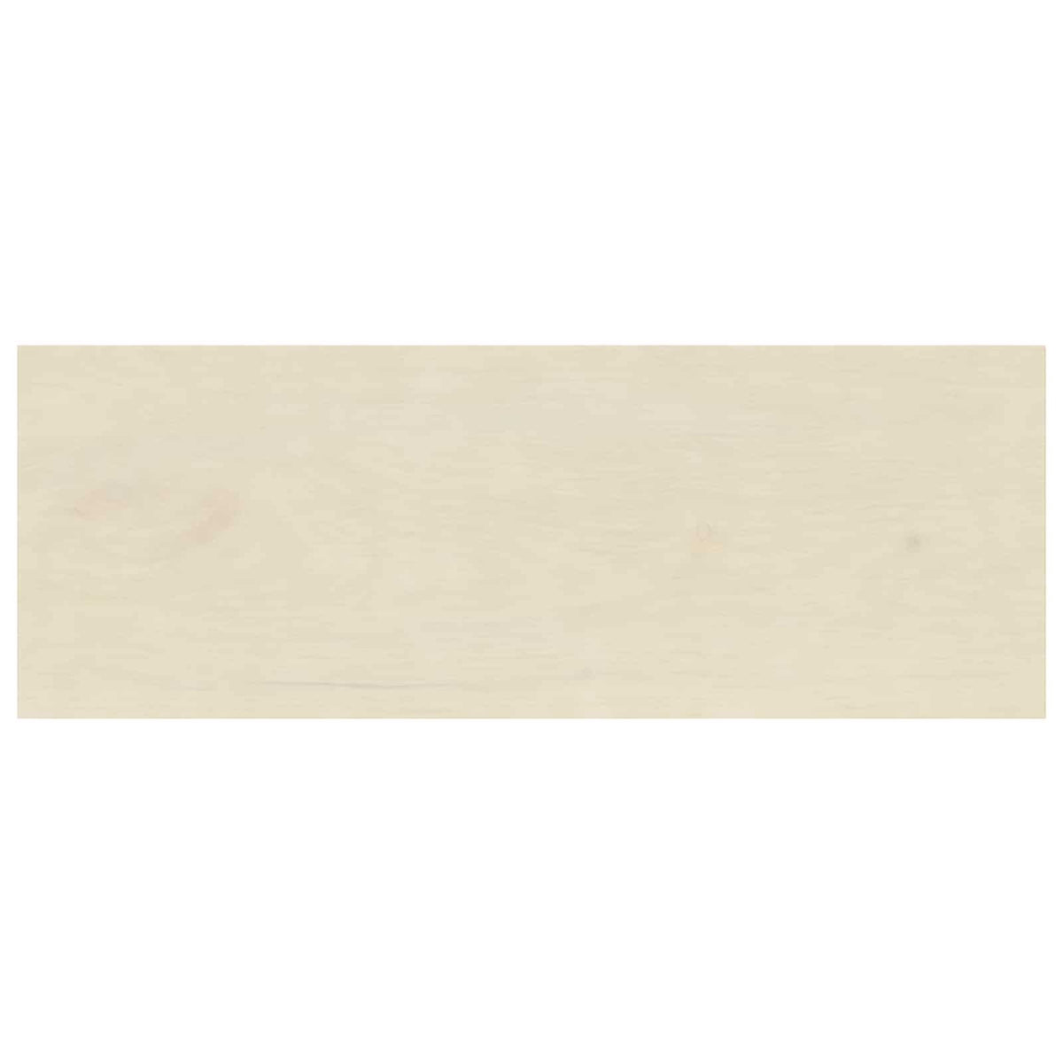 vidaXL Parapety 2 szt. Biały 120 x 40 x 2 cm Dąb lite
