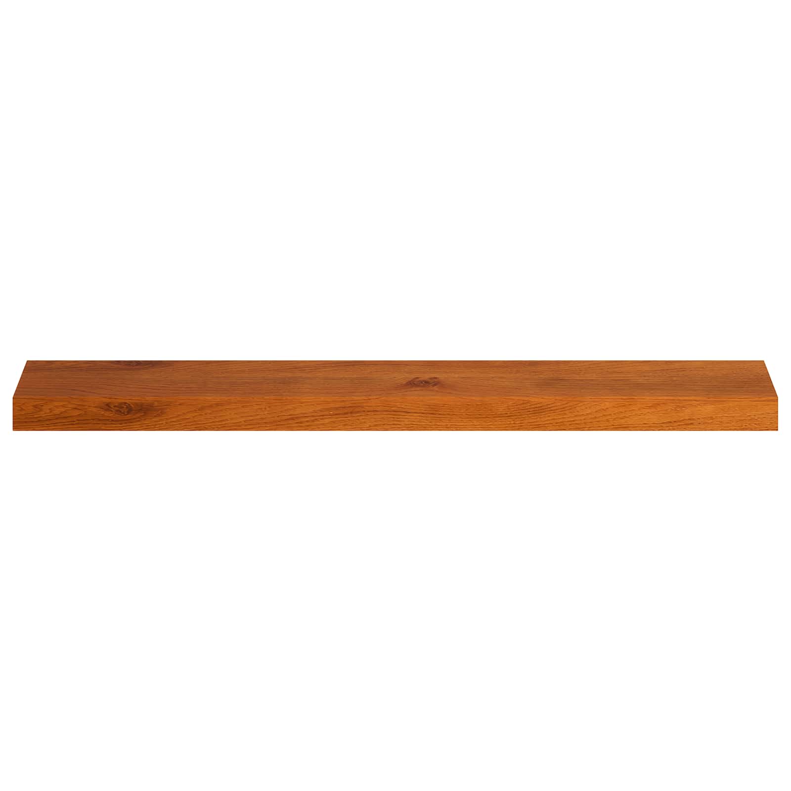vidaXL Parapety 2 szt. brązowy 100 x 20 x 2 cm Dąb lite