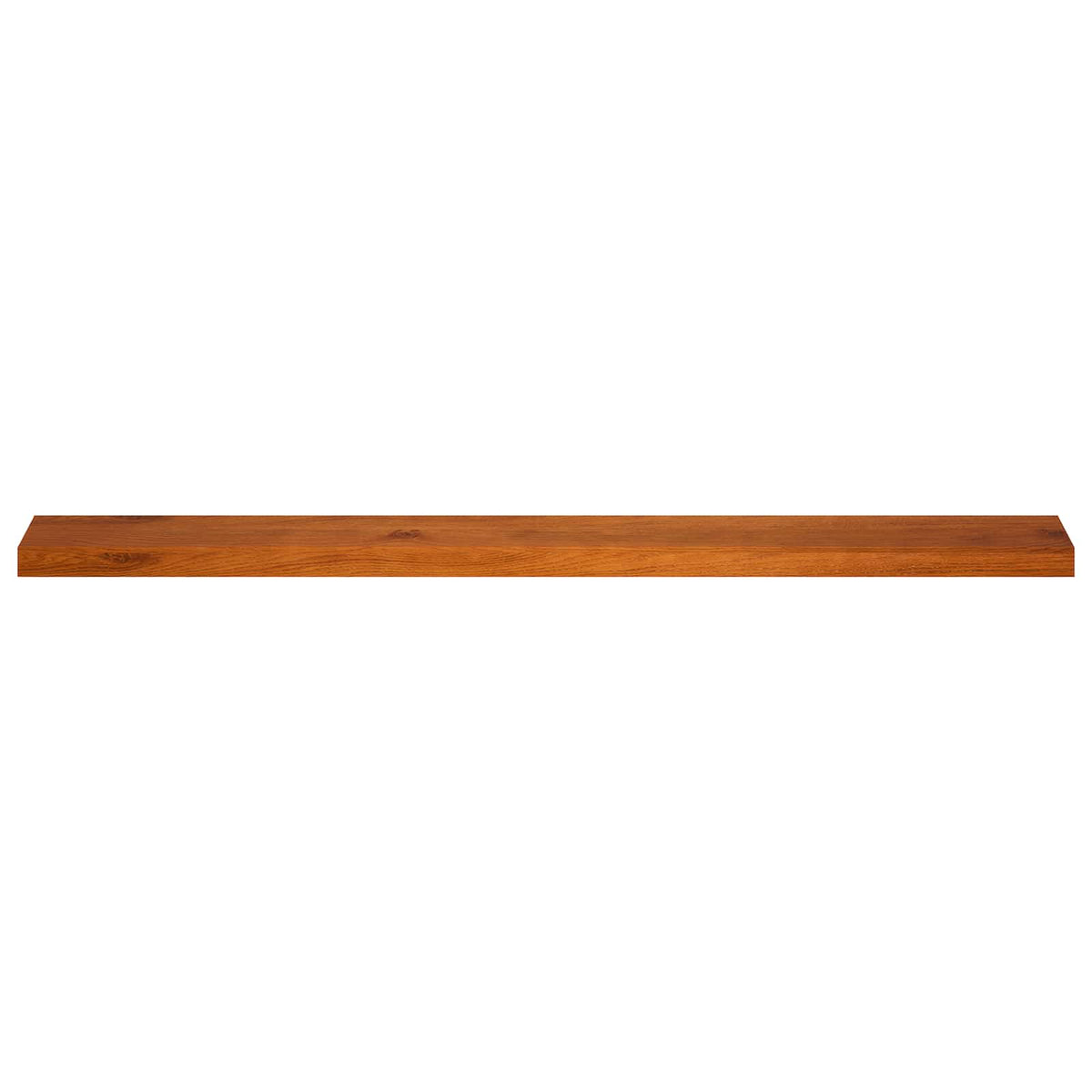 vidaXL Parapety 2 szt. brązowy 140 x 20 x 2 cm Dąb lite