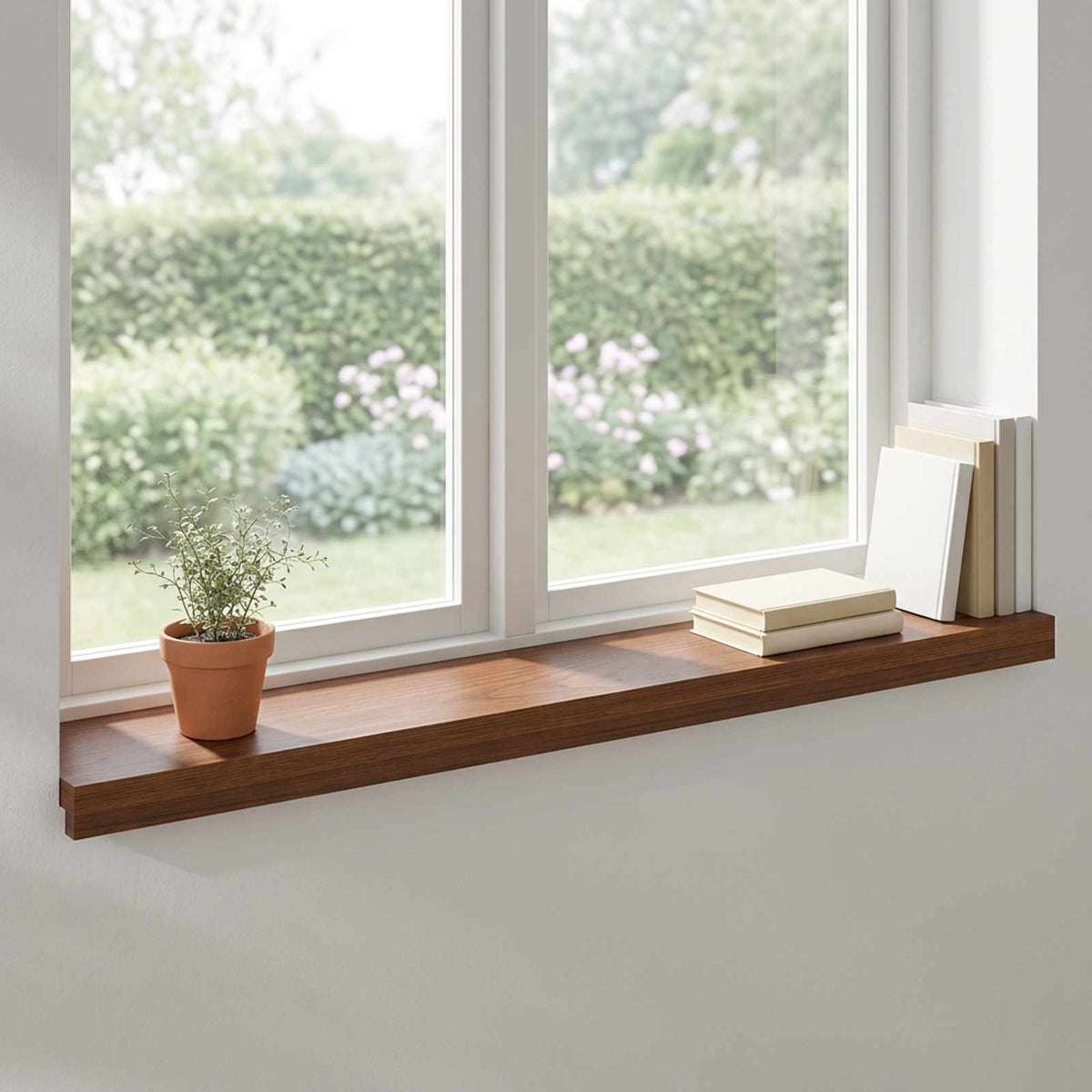 vidaXL Parapety 2 szt. Ciemny brąz 90 x 20 x 2 cm Dąb lite