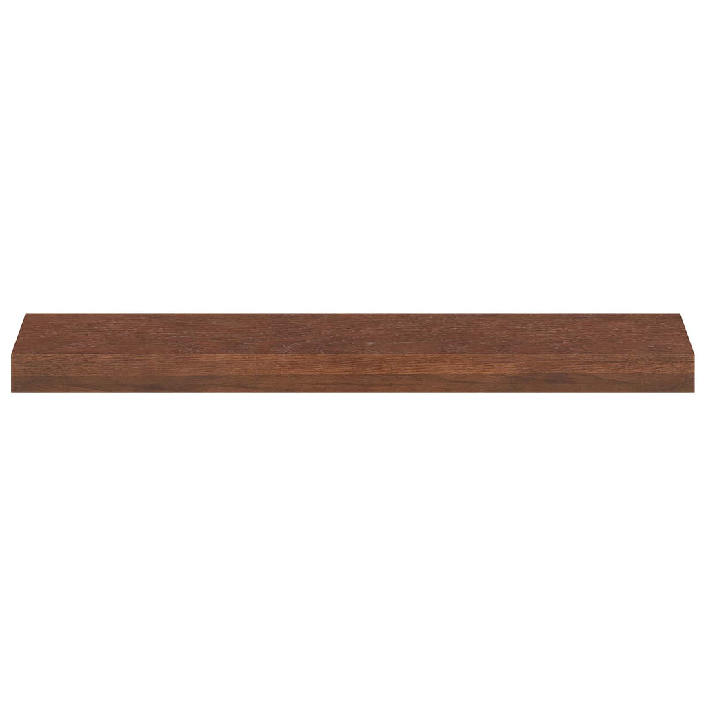 vidaXL Parapety 2 szt. Ciemny brąz 80 x 15 x 2 cm Dąb lite