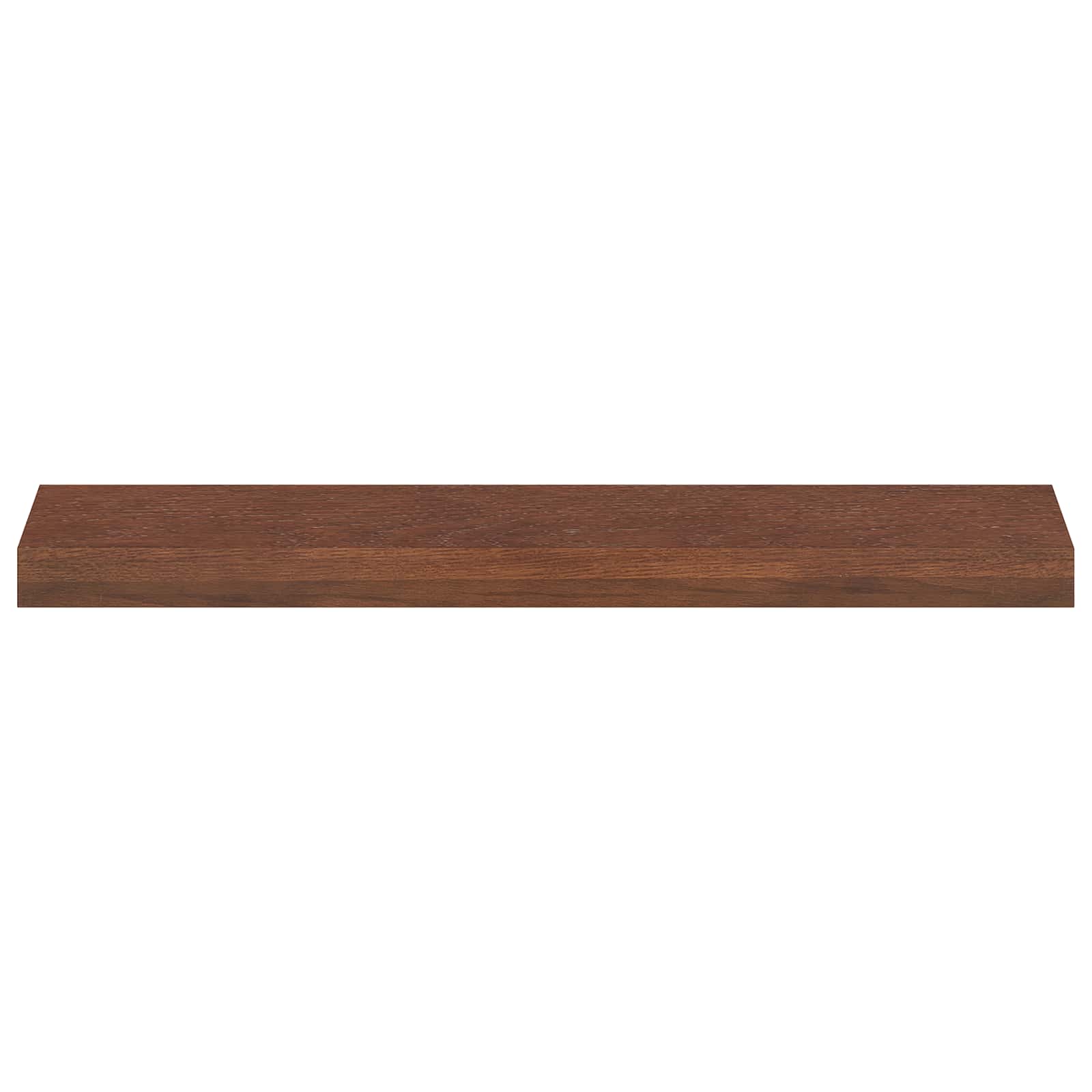 vidaXL Parapety 2 szt. Ciemny brąz 80 x 15 x 2 cm Dąb lite