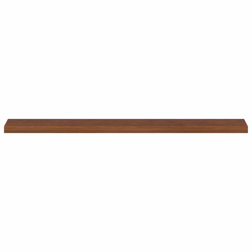 vidaXL Parapety 2 szt. Ciemny brąz 140 x 15 x 2 cm Dąb lite