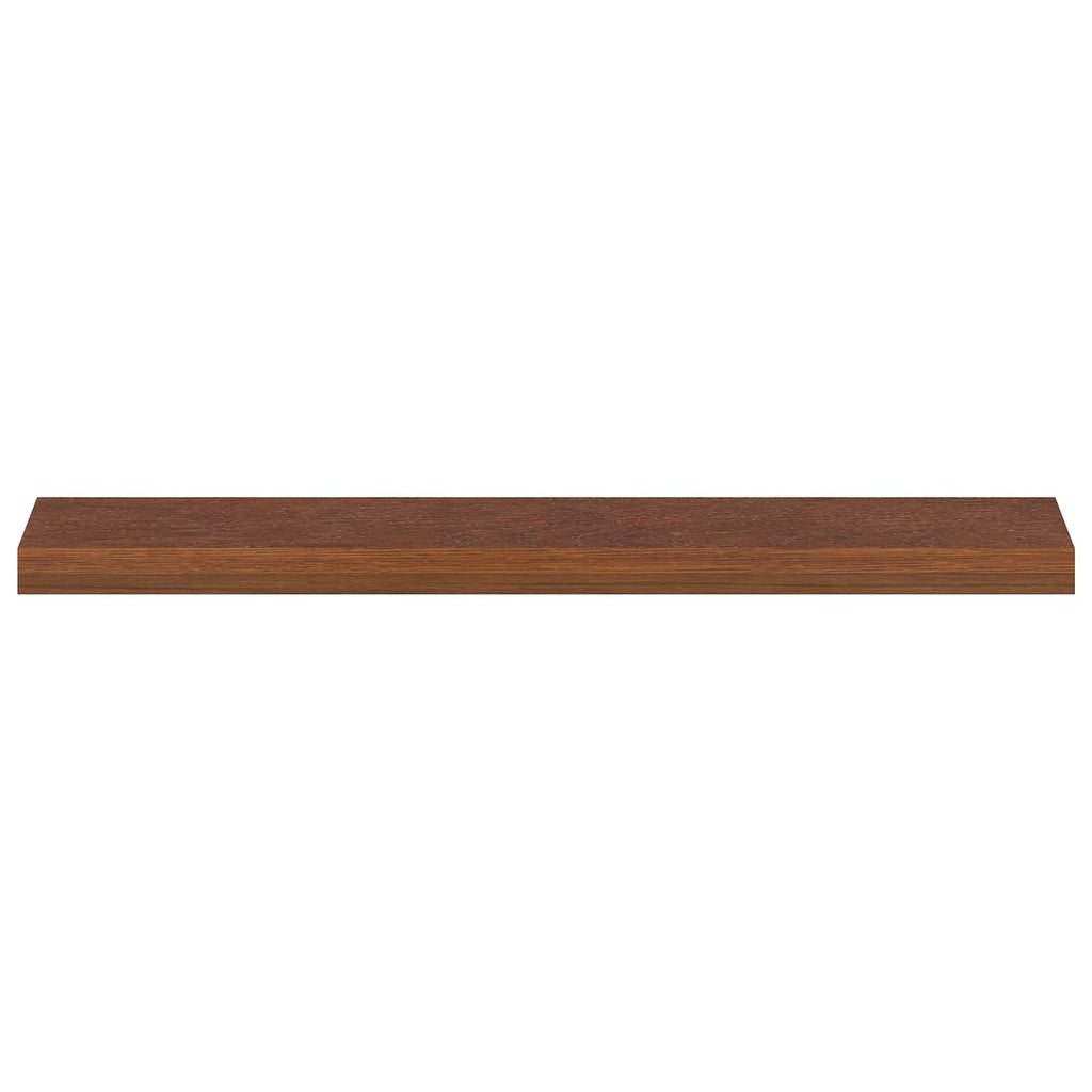 vidaXL Parapety 2 szt. Ciemny brąz 90 x 20 x 2 cm Dąb lite