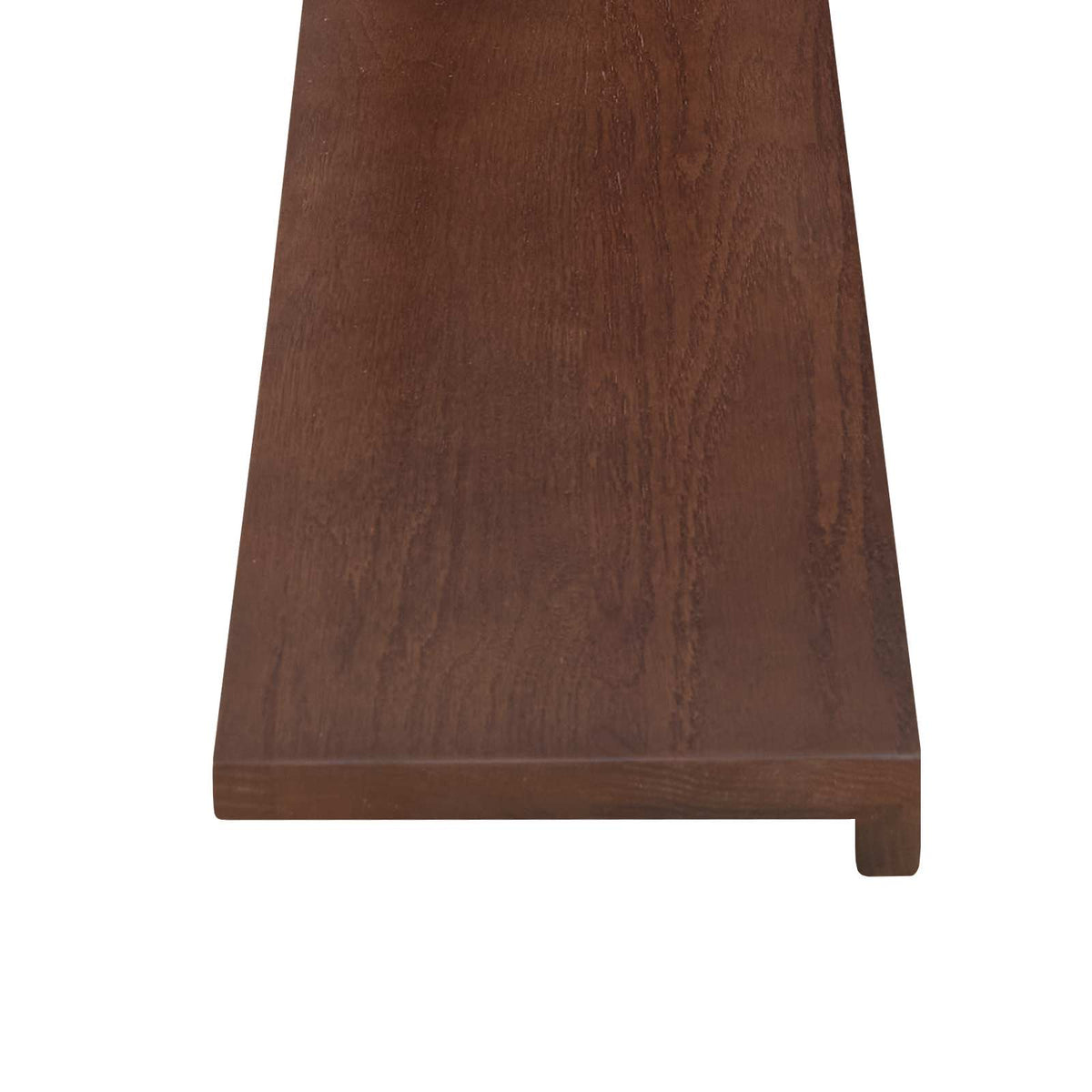 vidaXL Parapety 2 szt. Ciemny brąz 120 x 30 x 2 cm Dąb lite