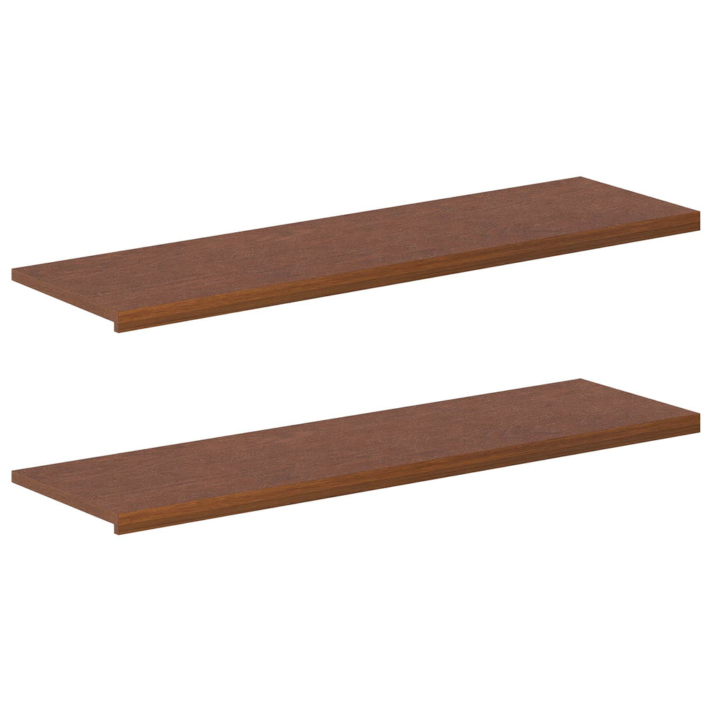 vidaXL Parapety 2 szt. Ciemny brąz 160 x 40 x 2 cm Dąb lite