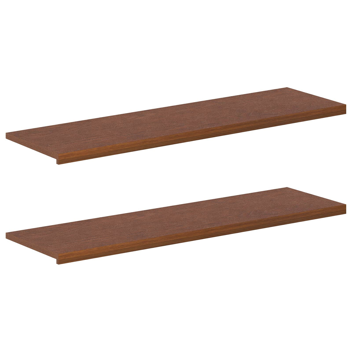 vidaXL Parapety 2 szt. Ciemny brąz 160 x 40 x 2 cm Dąb lite