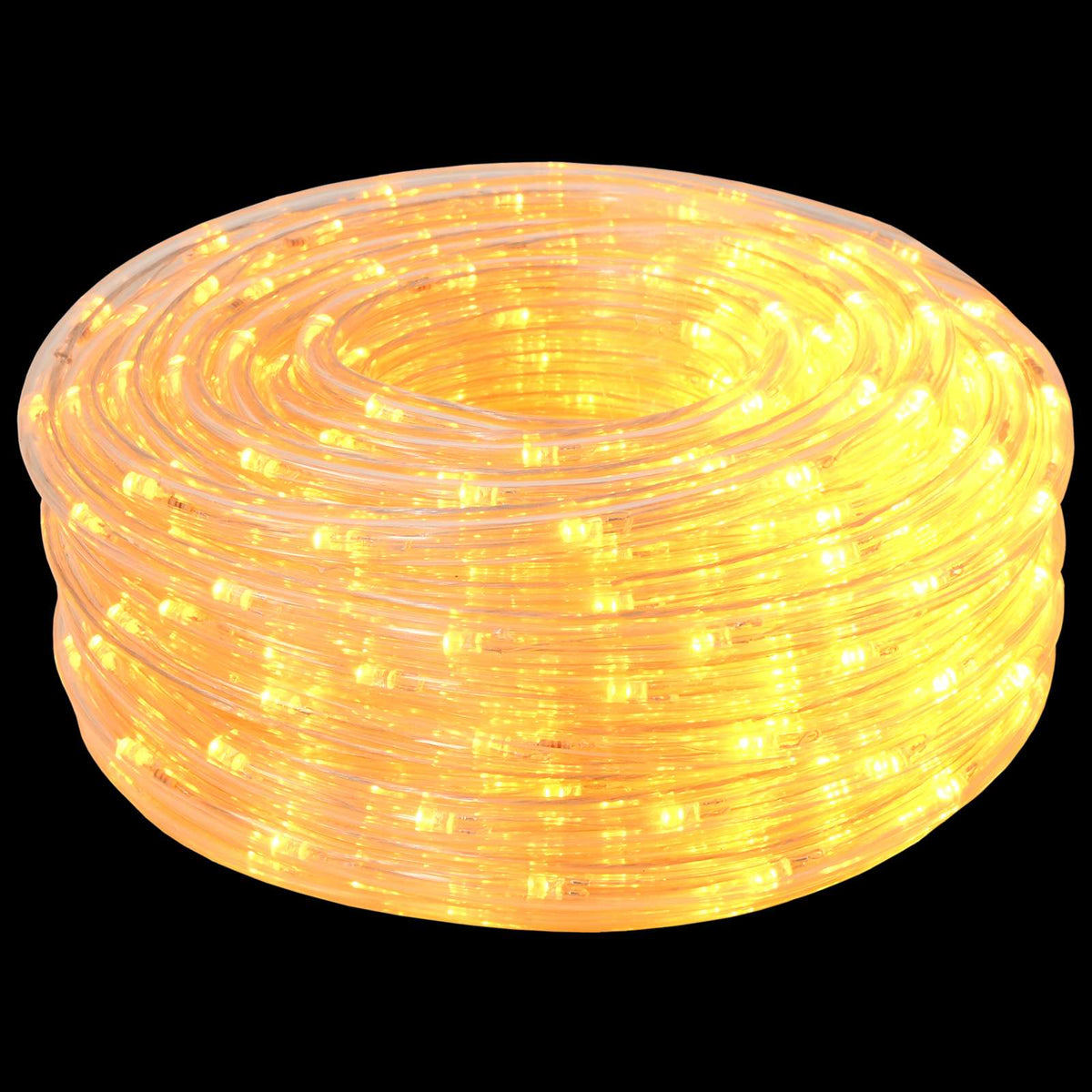 vidaXL Świąteczny wąż świetlny LED 1200 LED Żółty 50 m