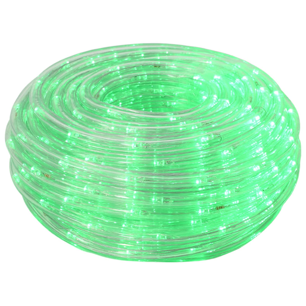vidaXL Świąteczny wąż świetlny LED 2400 LED Zielony 100 m