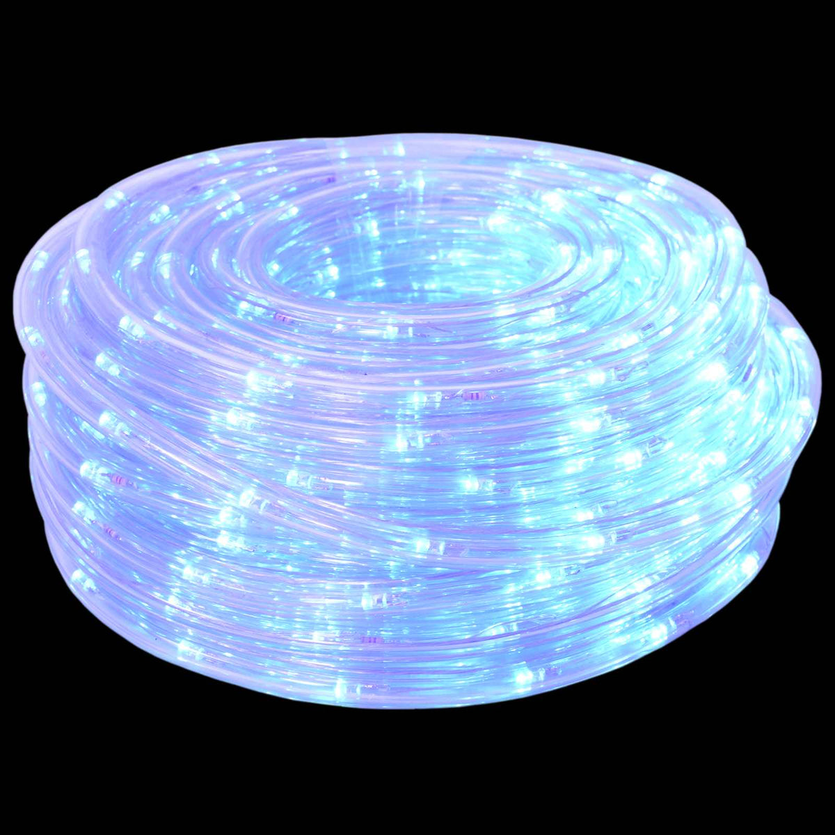 vidaXL Świąteczny wąż świetlny LED 2400 LED Niebieski 100 m
