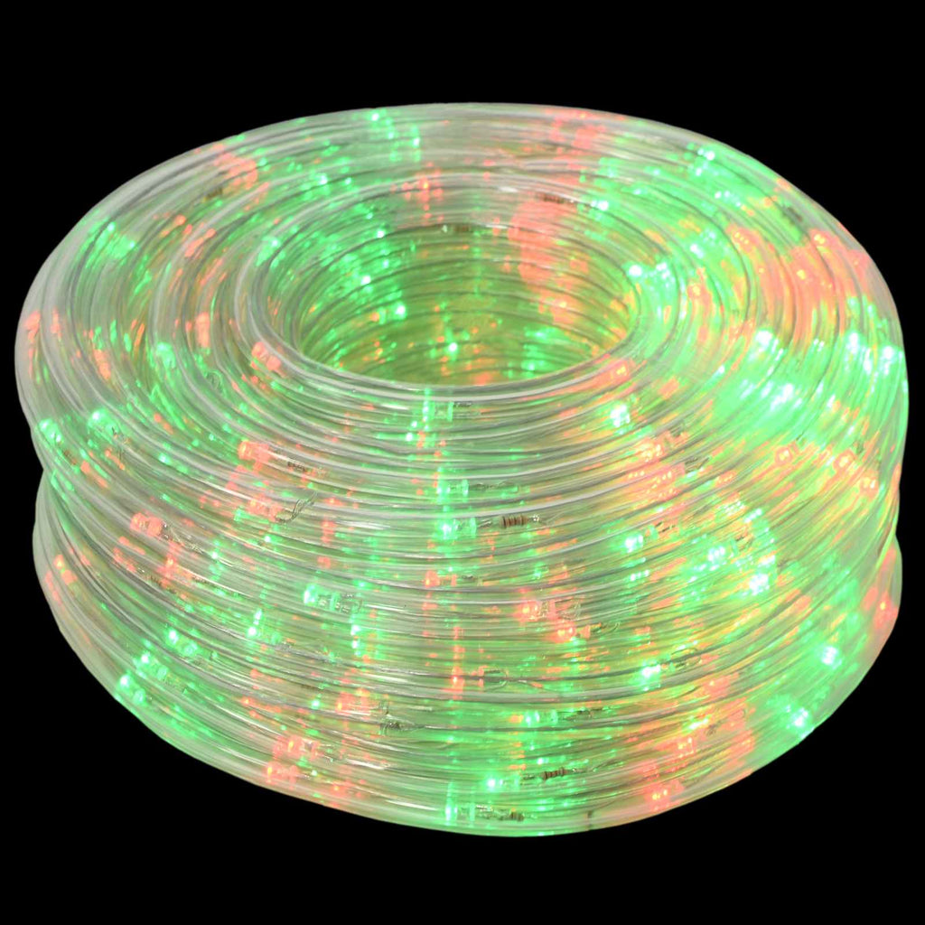 vidaXL Świąteczny wąż świetlny LED 1200 LED Czerwony i Zielony 50 m