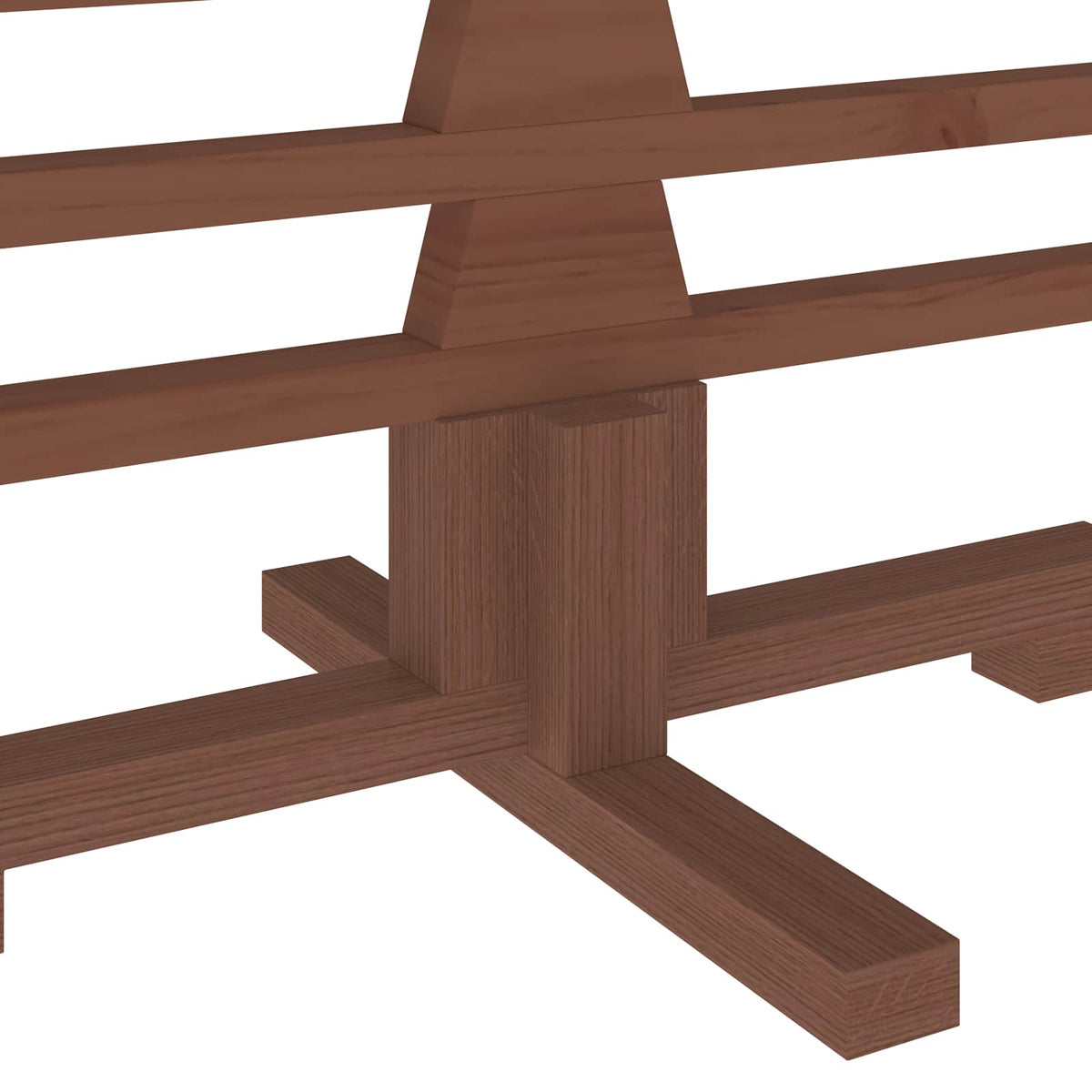 vidaXL Drewniana choinka KOTKA 150 cm Lite drewno sosnowe