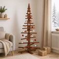 vidaXL Drewniana choinka KOTKA 150 cm Lite drewno sosnowe