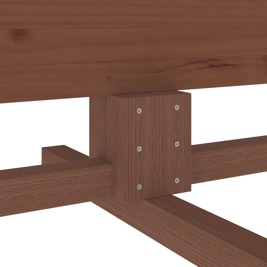 vidaXL Drewniana choinka KOTKA 240 cm Lite drewno sosnowe