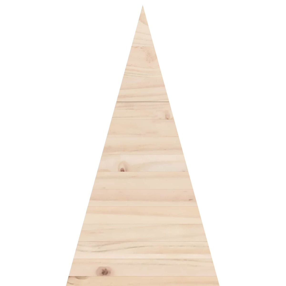 vidaXL Drewniana choinka KOTKA 150 cm Lite drewno sosnowe Naturalny