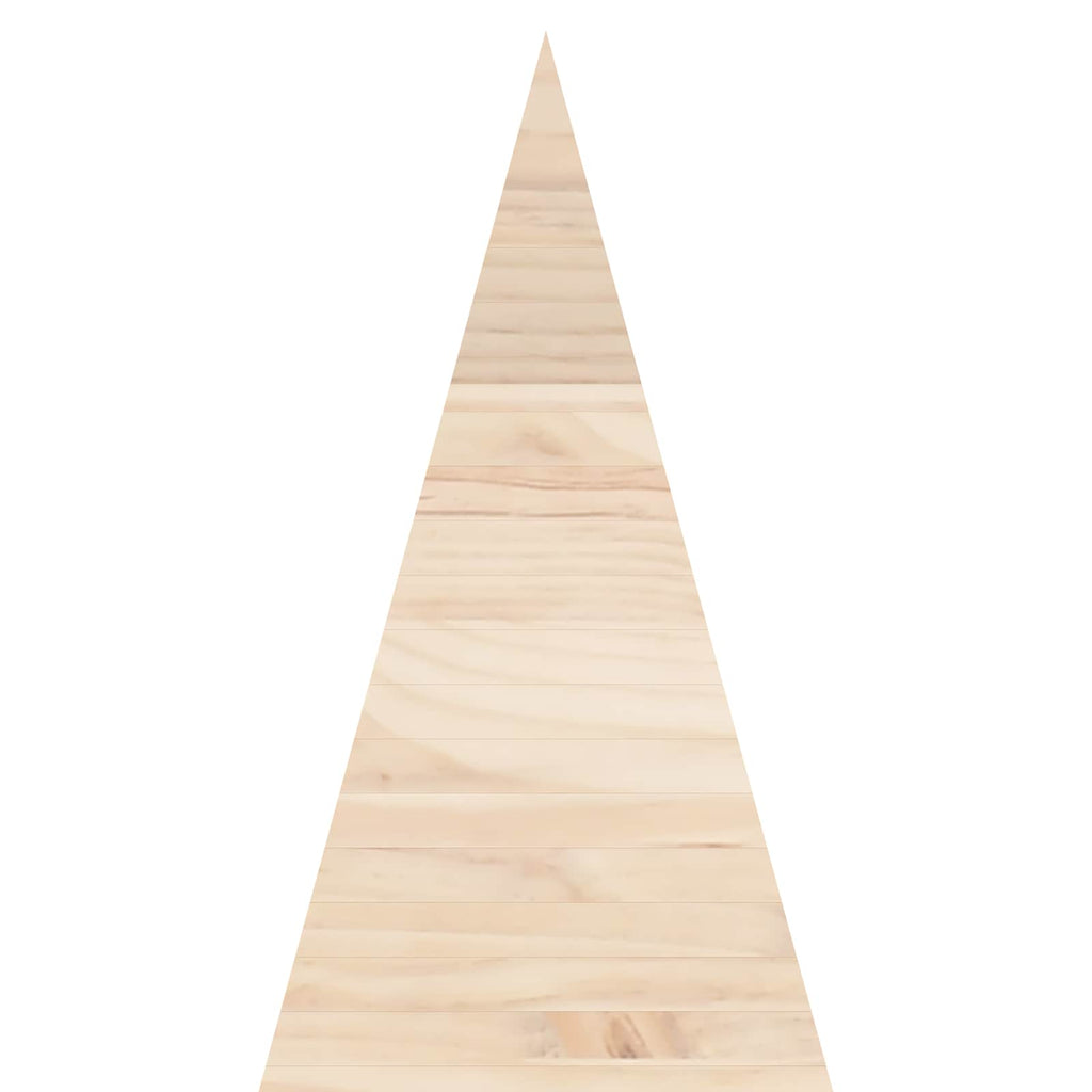 vidaXL Drewniana choinka KOTKA 210 cm Lite drewno sosnowe Naturalny