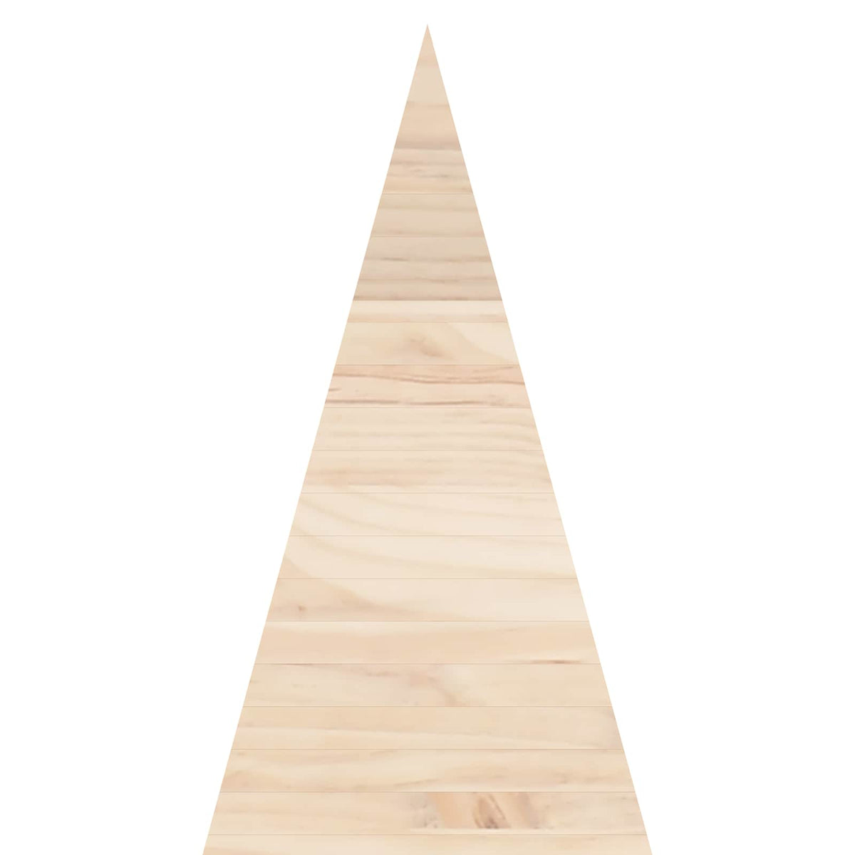 vidaXL Drewniana choinka KOTKA 210 cm Lite drewno sosnowe Naturalny