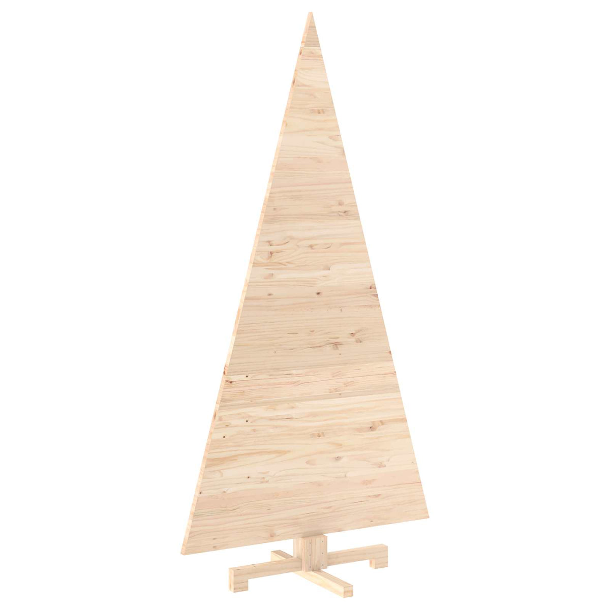 vidaXL Drewniana choinka KOTKA 210 cm Lite drewno sosnowe Naturalny