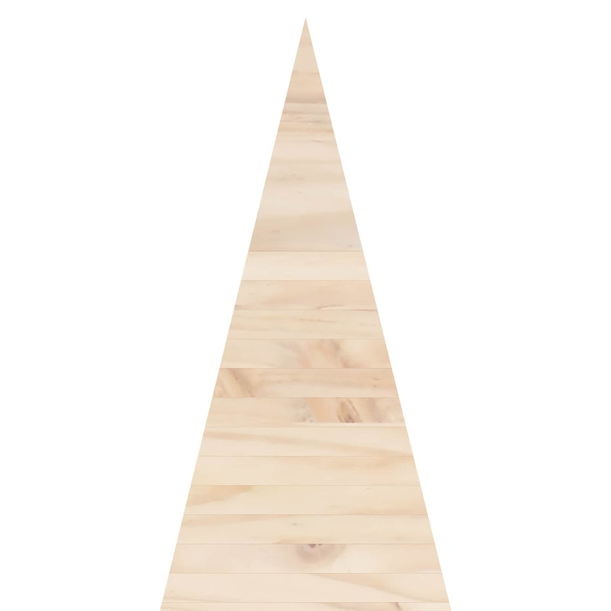 vidaXL Drewniana choinka KOTKA 240 cm Lite drewno sosnowe Naturalny