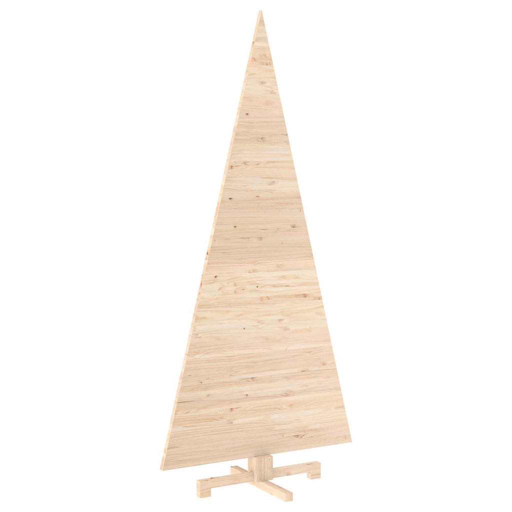 vidaXL Drewniana choinka KOTKA 240 cm Lite drewno sosnowe Naturalny
