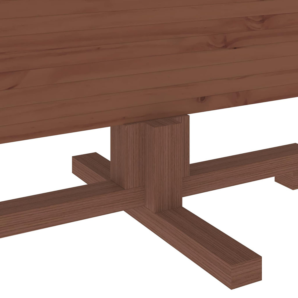 vidaXL Drewniana choinka KOTKA 150 cm Lite drewno sosnowe
