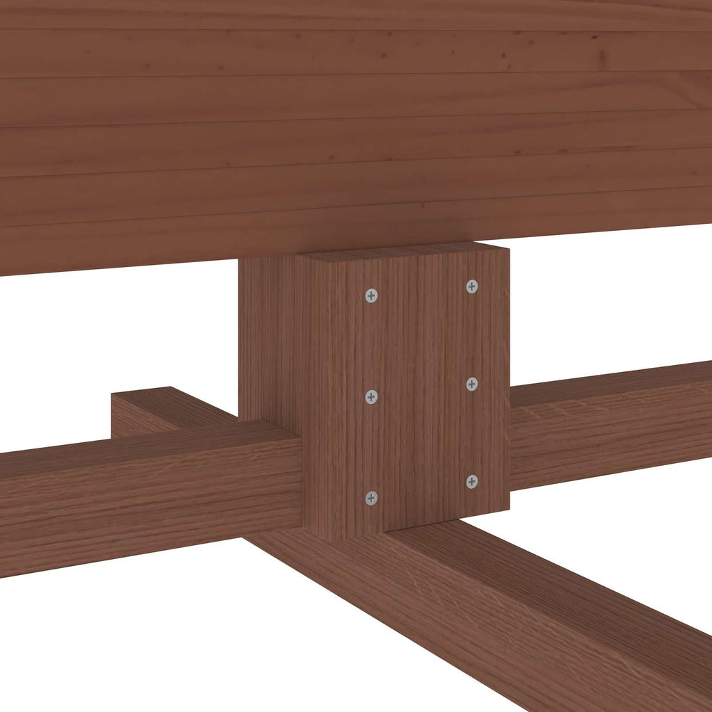 vidaXL Drewniana choinka KOTKA 240 cm Lite drewno sosnowe