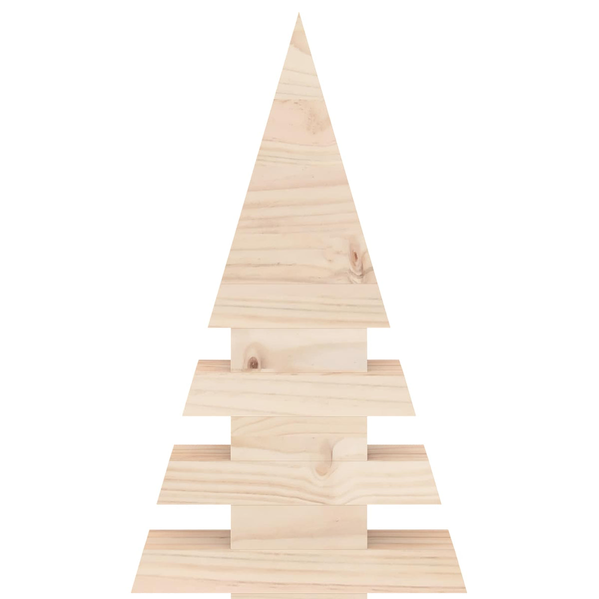vidaXL Drewniana choinka KOTKA 150 cm Lite drewno sosnowe Naturalny