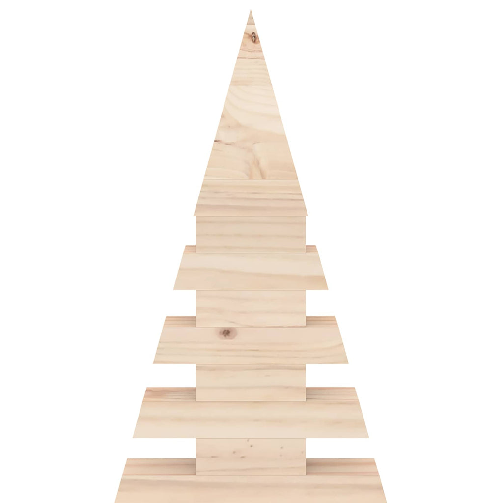 vidaXL Drewniana choinka KOTKA 180 cm Lite drewno sosnowe Naturalny